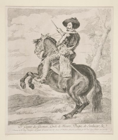 Gaspar de Guzman, Graf Herzog von Olivares von Francisco de Goya