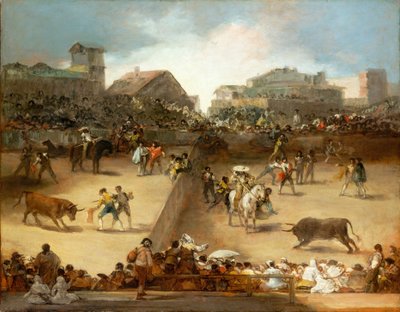 Stierkampf in einem geteilten Ring von Francisco de Goya