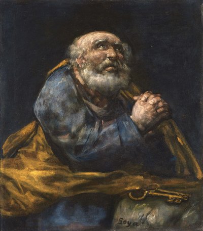 Der reuige St. Peter von Francisco de Goya