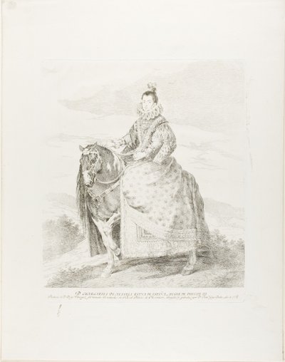 Margarete von Österreich von Francisco Jose de Goya y Lucientes