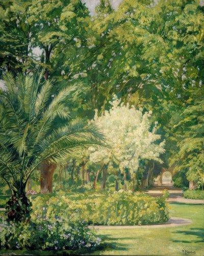 Vere Claro-Jardin Botanico – 1934 von Francisco Llorens Diaz