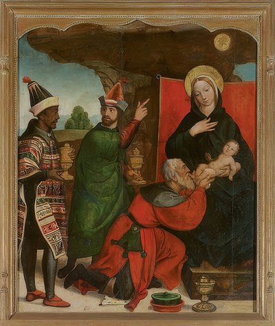 Anbetung der Könige von Francisco de Comontes