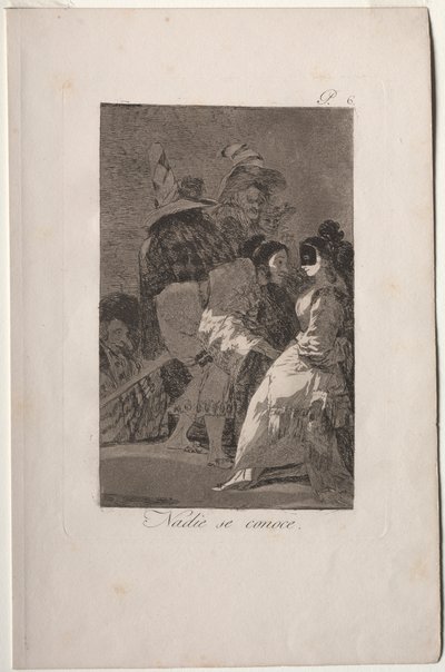 Caprichos: Niemand kennt sich selbst von Francisco de Goya