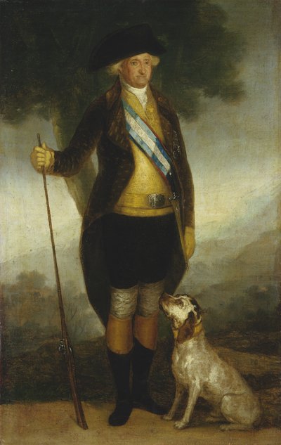 Carlos IV. von Spanien, Jagd ca. 1799-1800 von Francisco de Goya