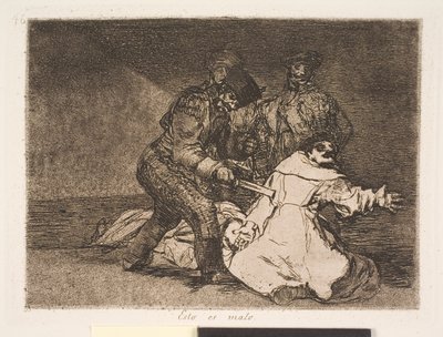 Es ist schlimm (46) von Francisco de Goya