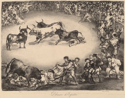 Spanische Unterhaltung von Francisco de Goya