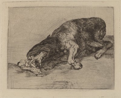 Fiero monstruo! von Francisco de Goya