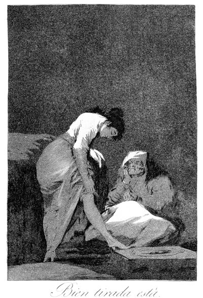 Es ist schön gespannt, 1799 von Francisco de Goya