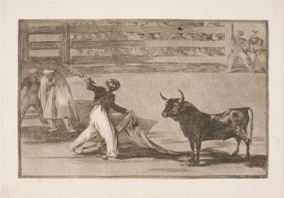 Der Ursprung der Harpunen oder Banderillas von Francisco de Goya