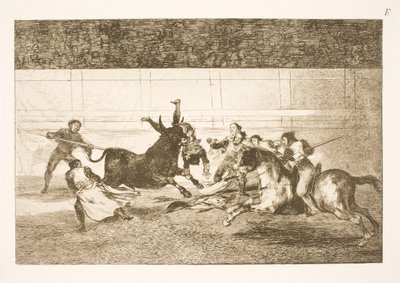 Pepe Illos Tod (2. Komposition) von Francisco de Goya