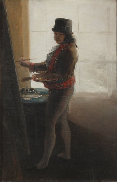 Selbstporträt im Atelier von Francisco de Goya