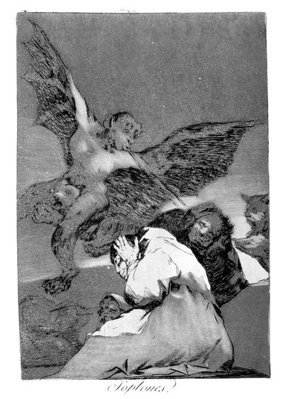 Schluck es, Hund, 1799 von Francisco de Goya