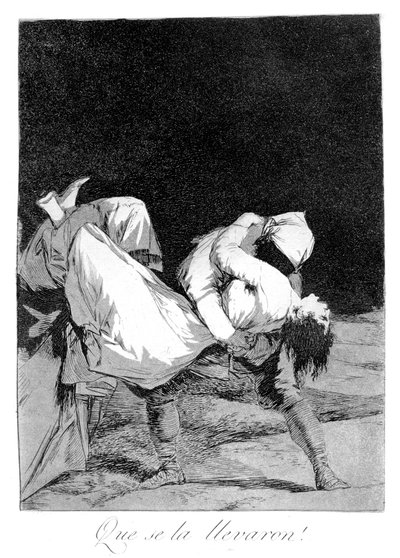 Sie haben sie entführt!, 1799 von Francisco de Goya