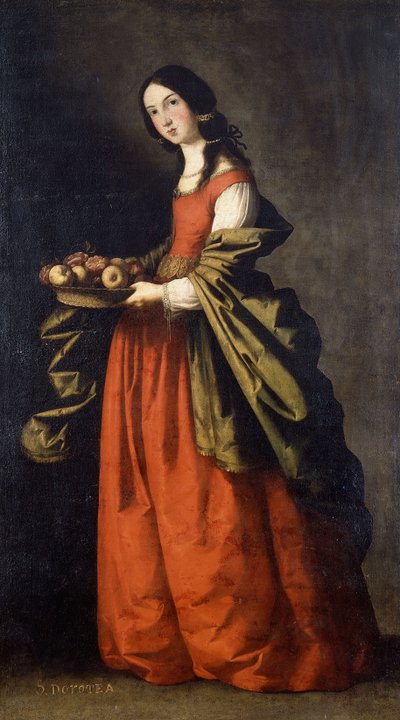 Heilige Dorothea von Francisco de Zurbaran