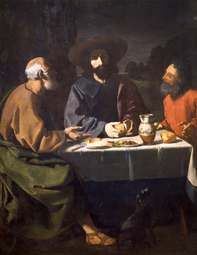 Abendmahl in Emmaus von Francisco de Zurbaran
