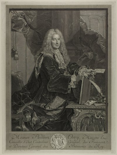 Porträt von Philibert Orrey von Francois Bernard Lepicie