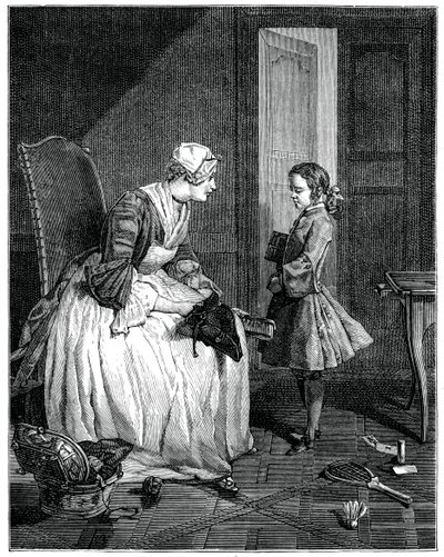 Die Gouvernante, 1739 von Francois Bernard Lepicie