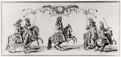 Karussell für Ludwig XIV. (1639-1715) ca. 1662 von Francois Chauveau