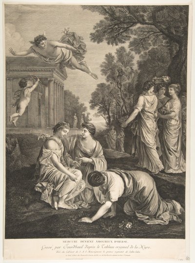 Merkur und Herse von Francois Jourd