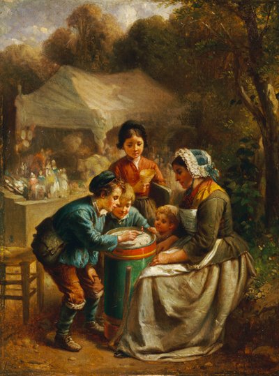 Der Spielzeugverkäufer, 1860 von Francois Louis Lanfant de Metz