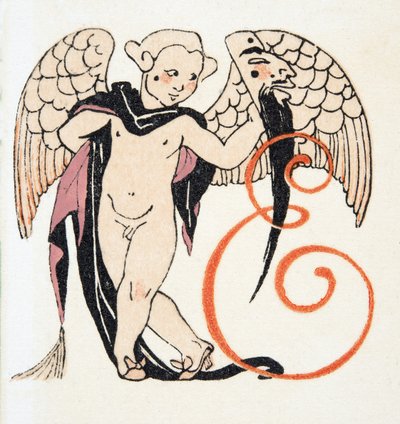 Amor, veröffentlicht 1922 (Pochoir-Druck) von Francois Louis Schmied