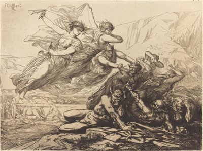 Gerechtigkeit, Rache und Wahrheit von Francois Nicolas Chifflart