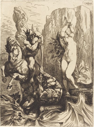 Perseus und Andromeda von Francois Nicolas Chifflart
