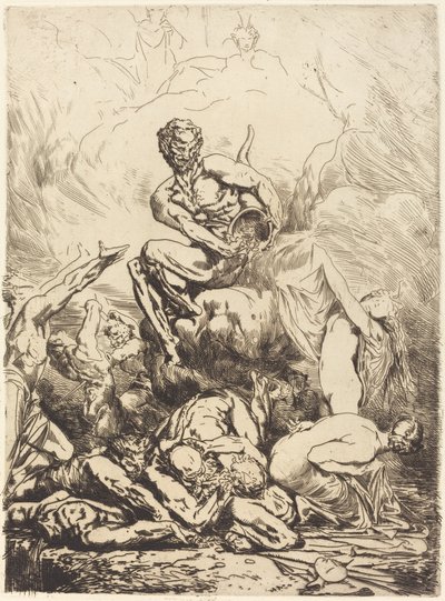Der silberne Teufel von Francois Nicolas Chifflart