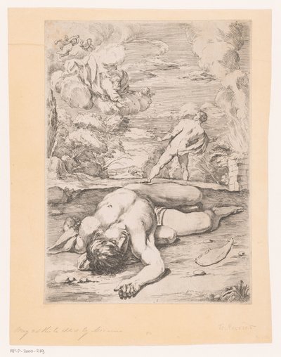 Kain tötet Abel von Francois Perrier