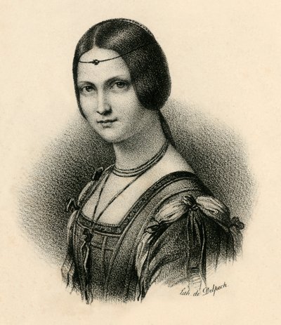 La belle Ferronnière, ca. 1830 von Francois Seraphin Delpech