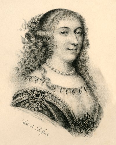 Mademoiselle de Montpensier, 1627-1693, ca. 1830 von Francois Seraphin Delpech