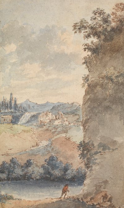 Italienische Landschaft von Francois Vivares