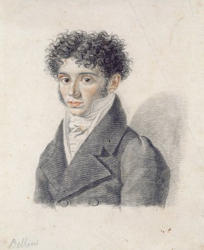 Porträt von Vincenzo Bellini (1801-35) von Francois Xavier Fabre