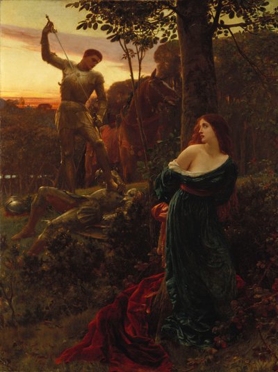 Ritterlichkeit, 1885 von Frank Dicksee