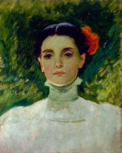 Porträt von Maggie Wilson, 1898 von Frank Duveneck