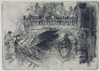 Venezianische Brücke, 1884 von Frank Duveneck