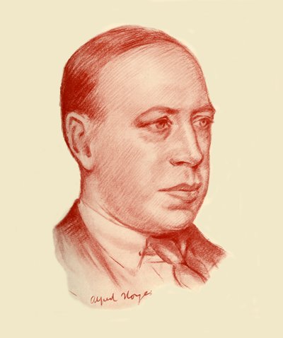 Alfred Noyes, 1928 von Frank E Slater