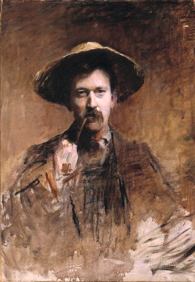 Selbstporträt des Malers von Frank Edwin Scott