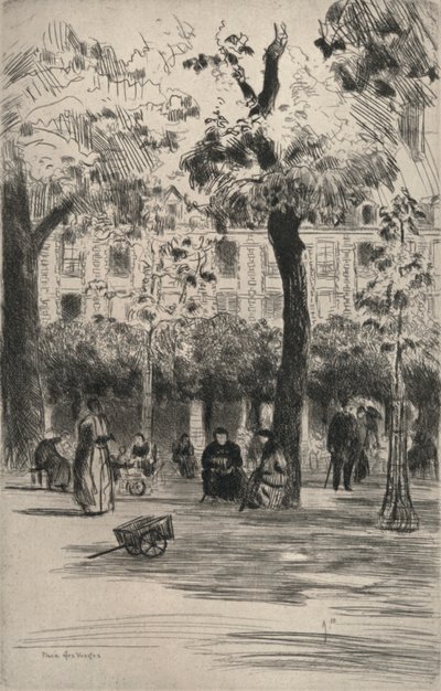 Place des Vosges, 1915 von Frank Milton Armington