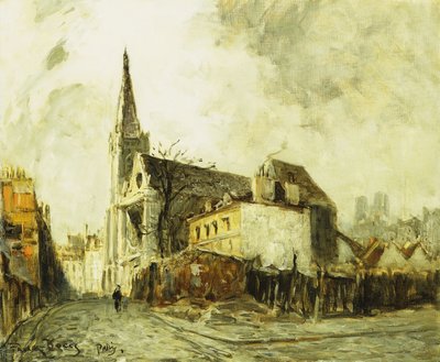 Kathedrale in Paris von Frank Myers Boggs