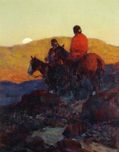 Sonnenuntergangsglanz von Frank Tenney Johnson
