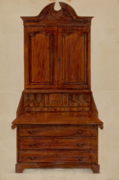 Schreibtisch von Franklin C. Moyan