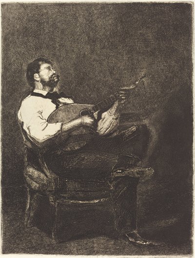 Gitarrenspieler von François Bonvin
