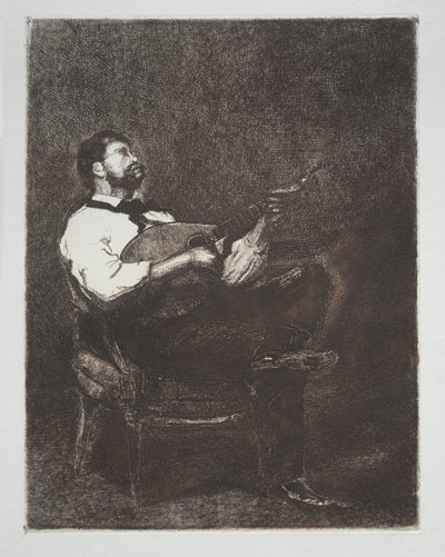 Gitarrenspieler von François Bonvin