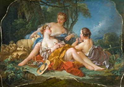 Die pastoralen Vertraulichkeiten, ca. 1745 von François Boucher