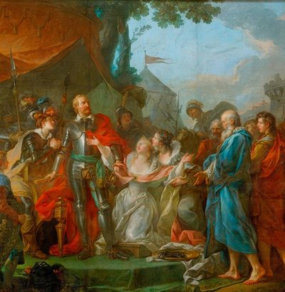 Die Waffen von Frankreich und Navarra von François Boucher