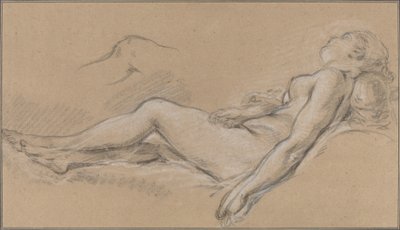 Liegende Nymphe von François Boucher