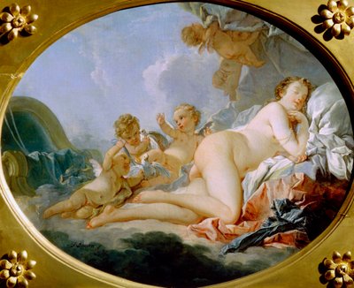 Schlafende Venus, 18. Jahrhundert von François Boucher