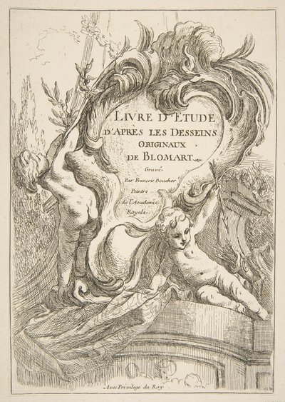 Titelseite, 1753 von François Boucher