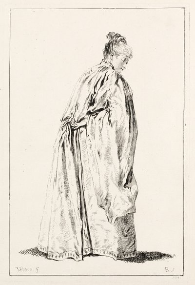 Stehende Frau von François Boucher